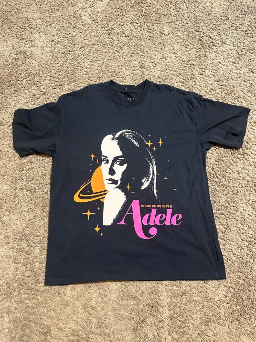 Vintage Adele “triple black tour” shirt 00s size Xl